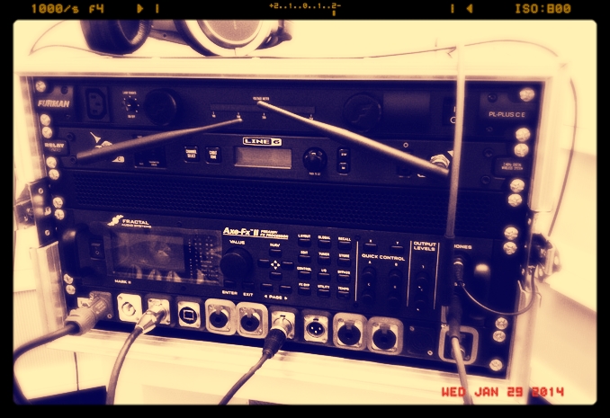 Axe-FX II in 6U Rack Case