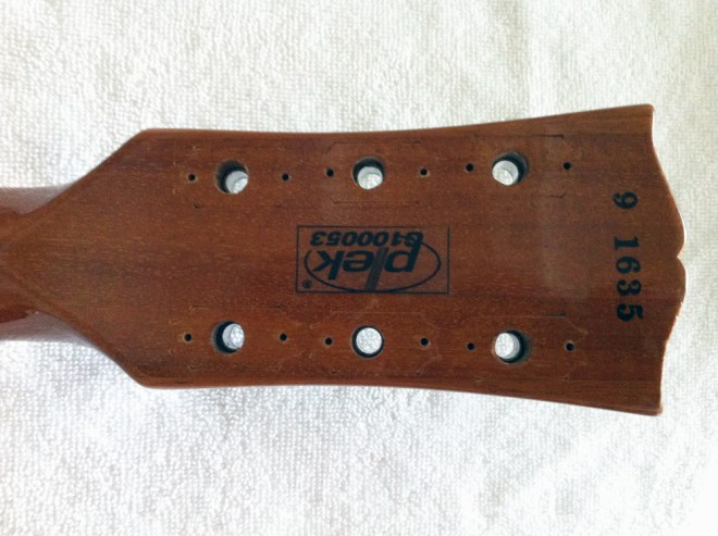 Gibson Les Paul Classic tuners removed