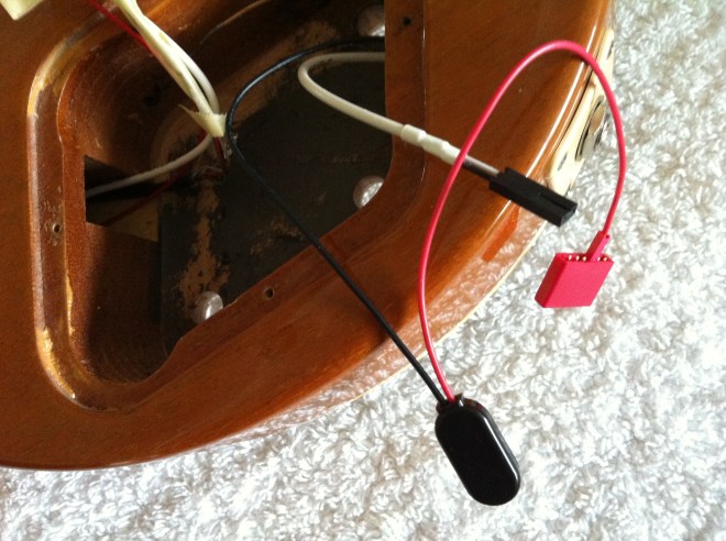 Gibson Les Paul Classic wiring cavity