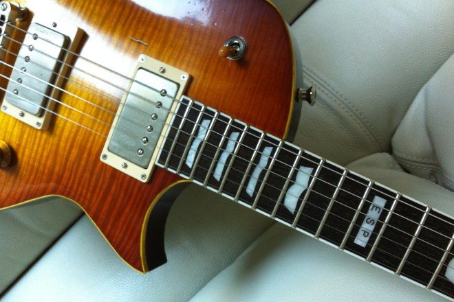 ESP Eclipse II Aged Honey Burst