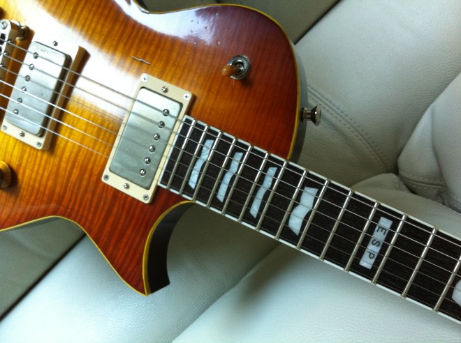 ESP Eclipse II Aged Honey Burst