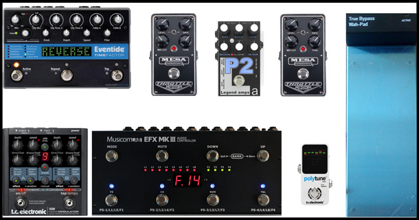 Mock up of new pedalboard