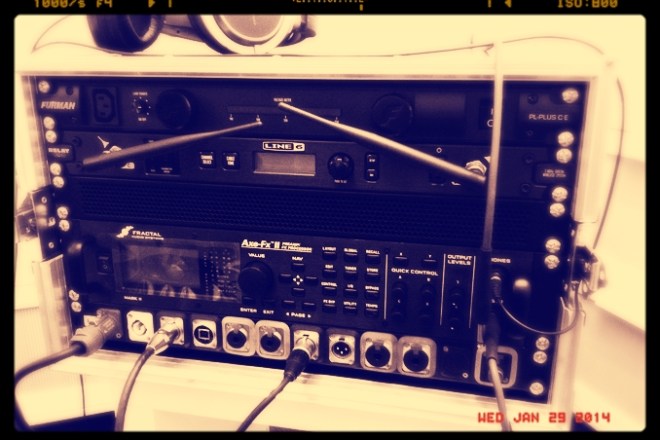 Axe-FX II in 6U Rack Case